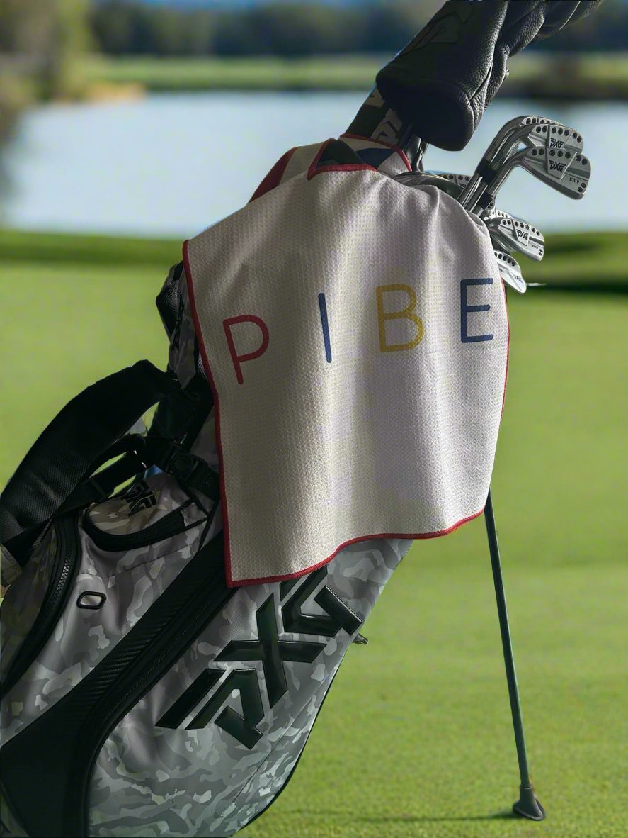 PIBE Microfiber Waffle Golf Towel