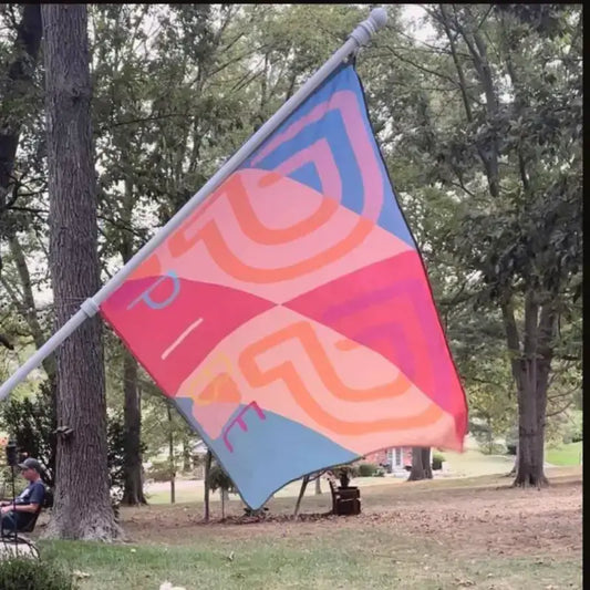 Vintage Flag Vacation Beach Ocean Florida Spring Break